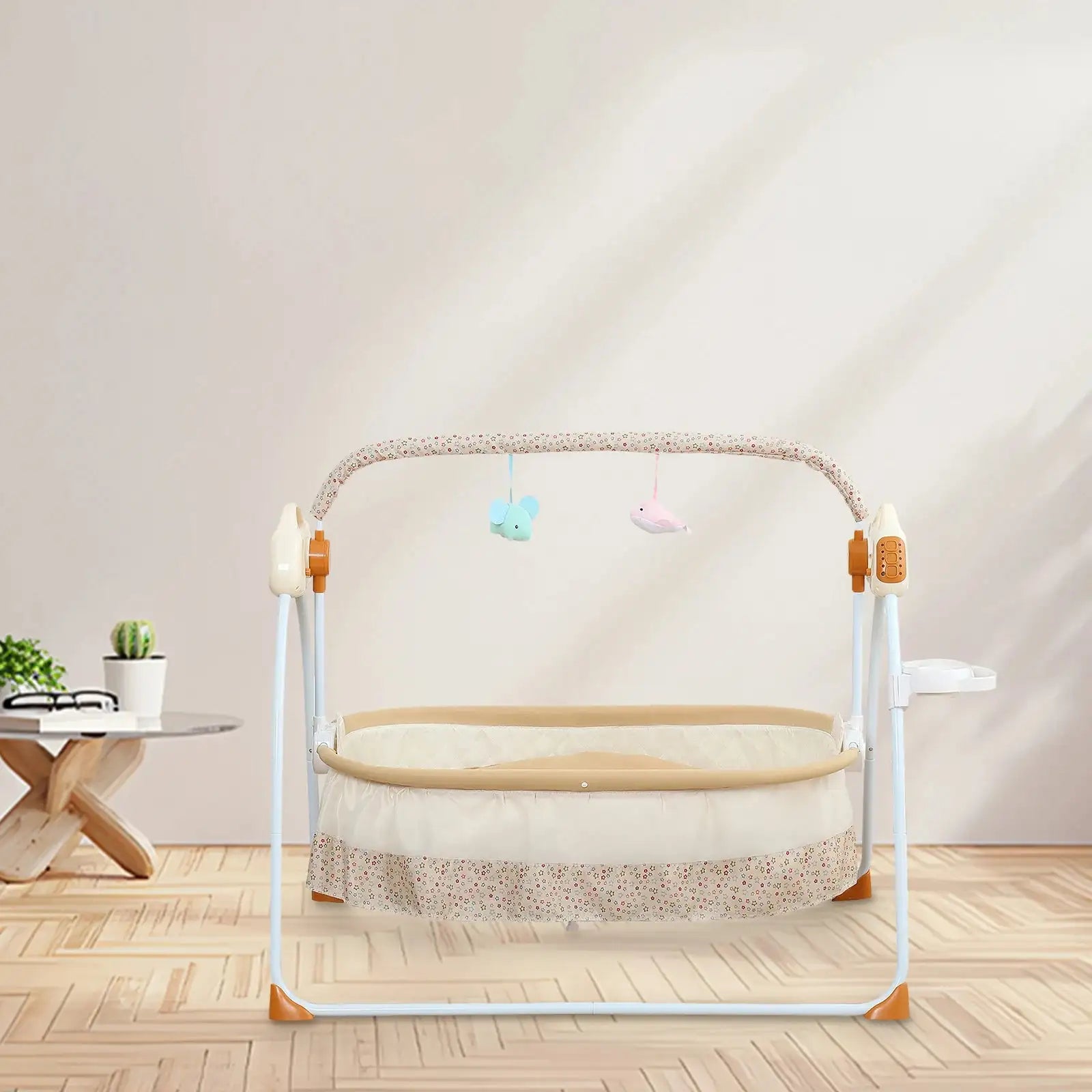 Electric Cradle Foldable Baby Cradle - Music And Swing