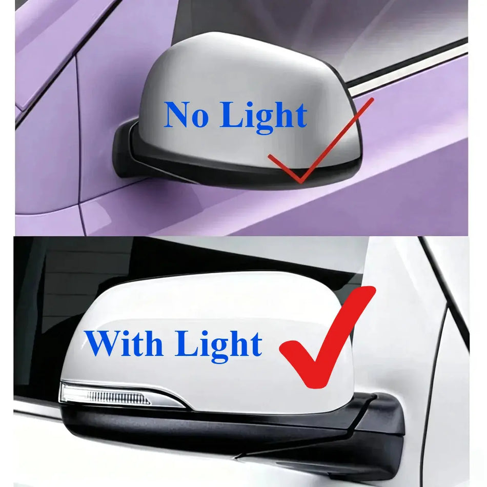ABS Side Mirror Covers For Kia Picanto Glossy Black Carbon Look by InterCyprus Trading Ltd