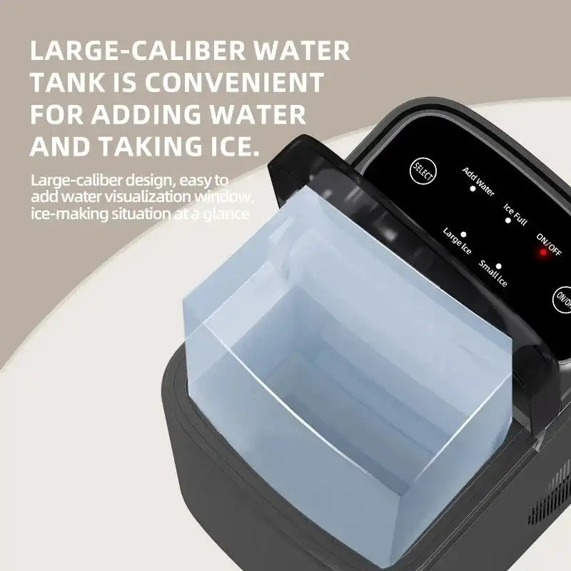 Small 220V Portable Ice Maker With Touch Screen Home Office