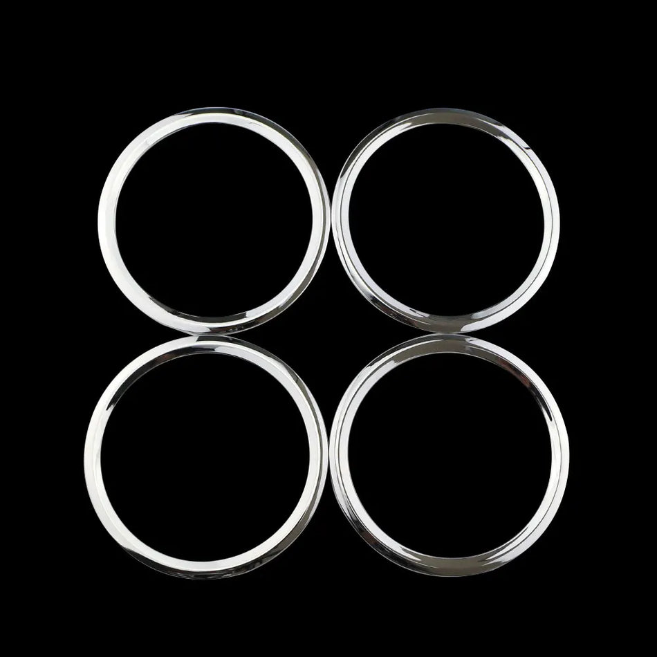 Nissan Sunny Versa Speaker Ring Cover for Car Door, ABS Silver, 4 Pcs