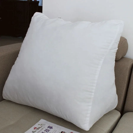 Ergonomic Triangle Backrest Pillow for Bed and Sofa