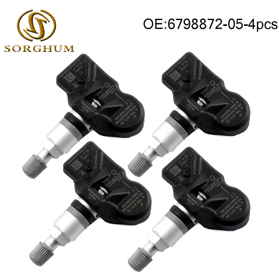 Senzor tlaka pnevmatik TPMS 4-kosni komplet za BMW serije 5/7 6798872-05 združljiv z vozili BMW