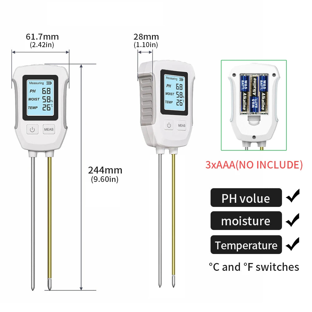 Programmable Garden Irrigation Watering System - TNCE Sprinkler Timer Soil-Sensors