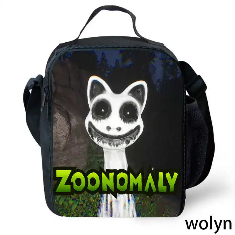 The Zoonomaly Childre Lunch Bags ,Cartoon School Bags for Girl Boys ,Child Picnic Bags for Food and Juice,Kids School Cooler Bag Color008 / CHINA