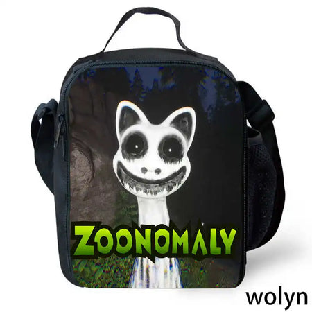 The Zoonomaly Childre Lunch Bags ,Cartoon School Bags for Girl Boys ,Child Picnic Bags for Food and Juice,Kids School Cooler Bag Color008 / CHINA