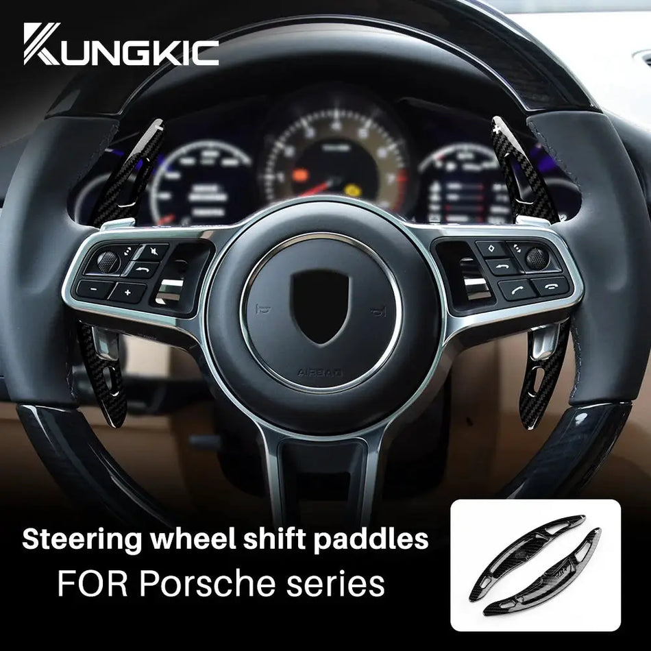 Κάλυμμα λεβιέ ταχυτήτων στο τιμόνι από ABS για Porsche Panamera Macan Cayenne 718 911