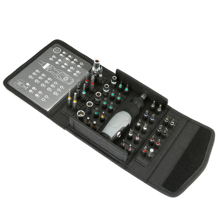 Ratchet Screwdriver Set Magnetic Hexagon Wrench &ndash; Multidirectional Vanadium Steel Repair Tools Ratchet Driver 42IN1