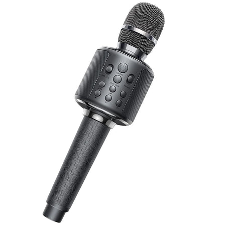 GOODaaa Karaoke Microphone &ndash; Bluetooth Duet Recording Grey / CHINA