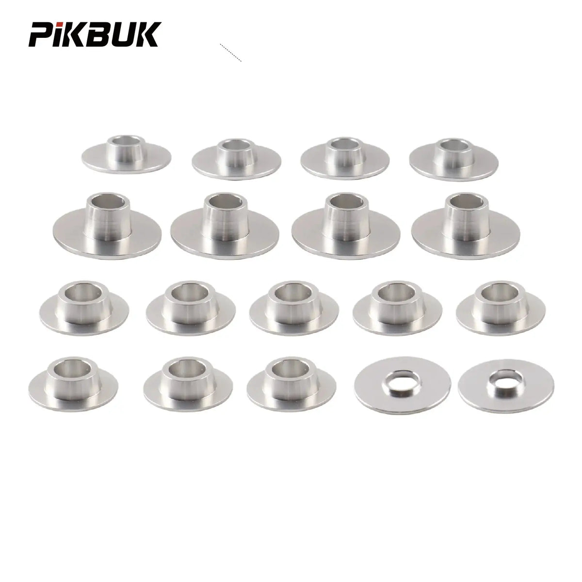 PIKBUK MQB Subframe Lockup Alignment Kit Rigid Collar Bushing Set for VW Golf 7 Passat Audi S3 SEAT Leon Skoda Octavia Aluminum by InterCyprus Trading Ltd