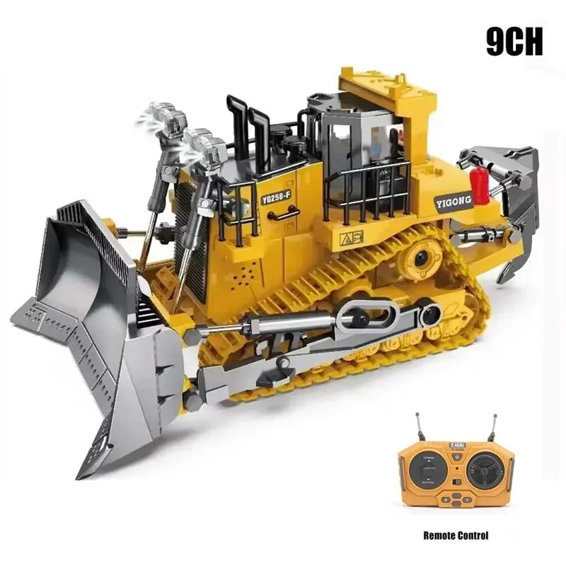 Drift RC 4x4 Off Road Excavator Stunt Car for Kids - Transforming Remote Control Vehicle Bulldozer