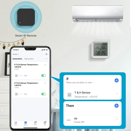 Tuya Zigbee Temperature Humidity Sensor &ndash; Voice Control