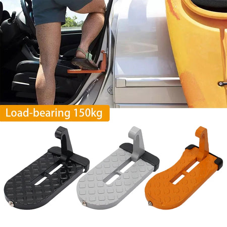 Car Roof Rack Step Foldable Door Pedal &ndash; Durable Aluminum