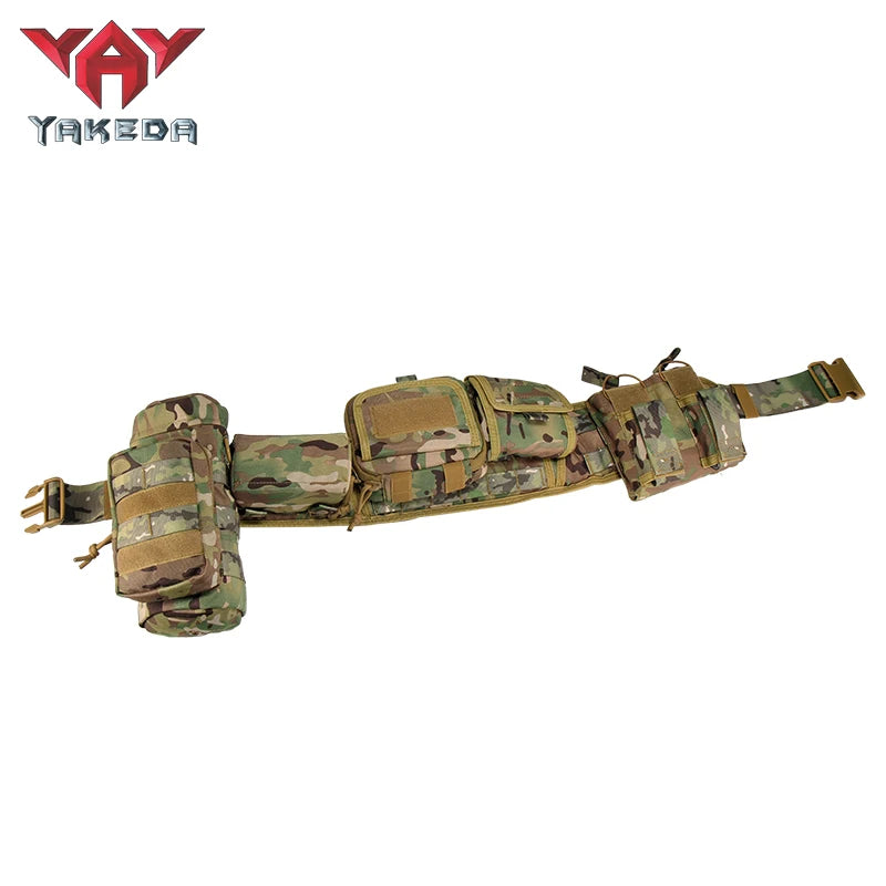 Yakeda Tactical Belt &ndash; MOLLE Padded Holster System