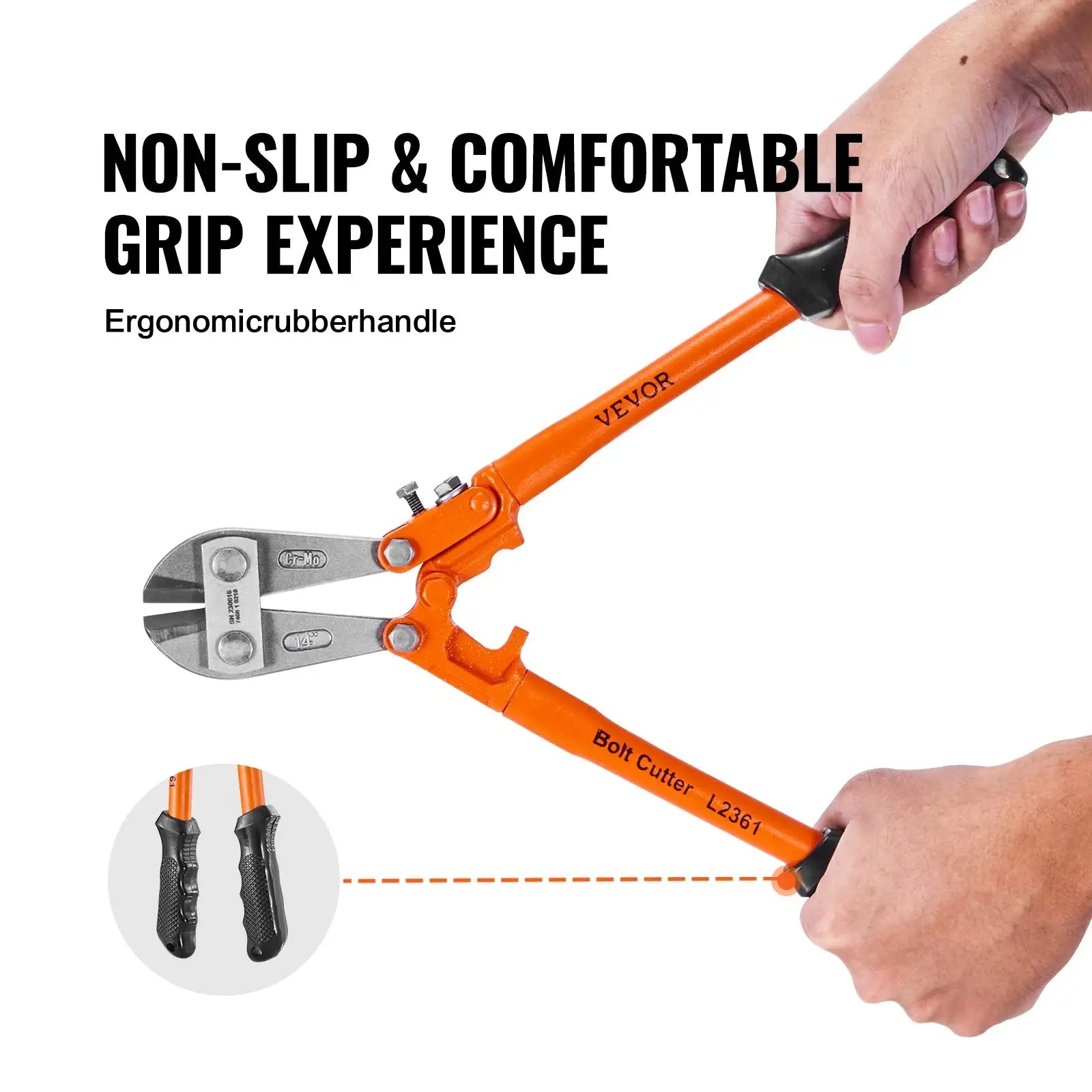 Bolt Cutter 8in 14in 18in 24in &ndash; Adjustable Jaw