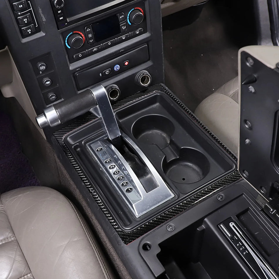 Hummer H2 2003 2007 Měkký Uhlíkový Vláknový Kryt Panelu Řazení