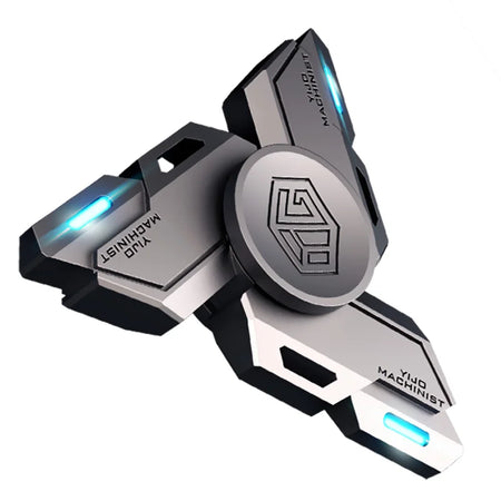 YIJOO Luminous Metal Alloy Fidget Spinner &ndash; Stress Relief Spinning Top for All Ages