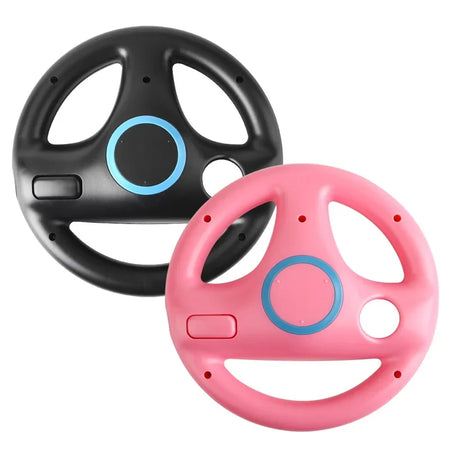 ONETOMAX Game Racing Steering Wheel &ndash; Ergonomic Design for Nintendo Switch pink and black