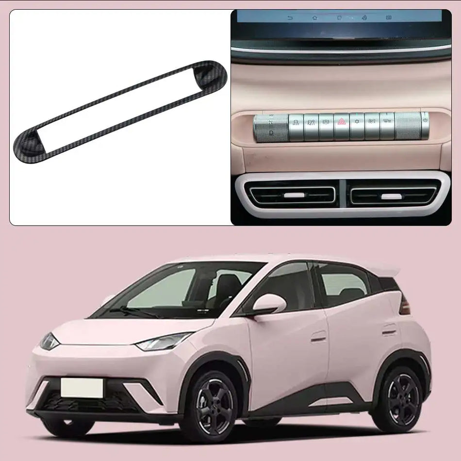 BYD Delfinas Anglies Pluošto Išvaizdos ABS Klimato Kontrolės Jungiklio Dangtelio Rėmas