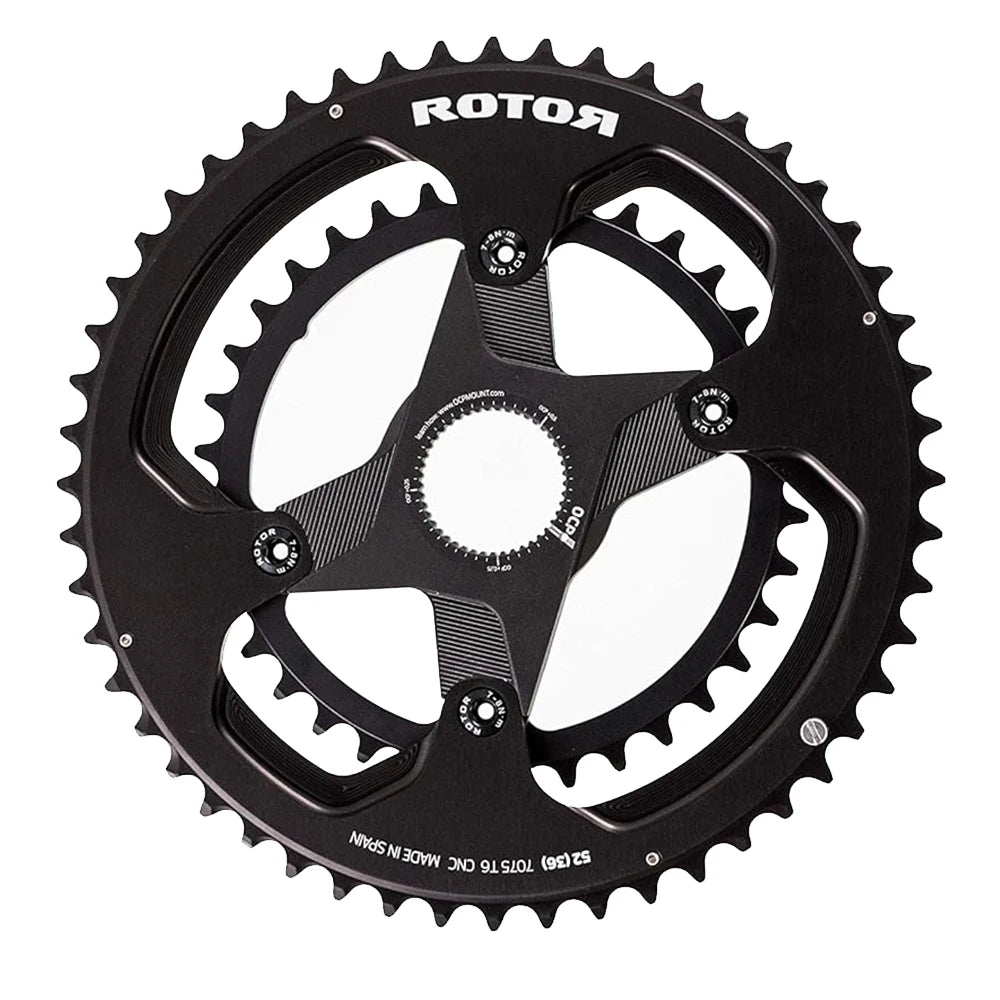 3D Crank BCD Straight Mounted Double Link Elliptical Rotor &ndash; Titanium Alloy Durability