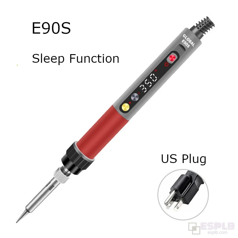 ESPLB Auto Sleep Soldering Iron E60S E90S E110S &ndash; Rapid Heat E90S US Plug / CHINA