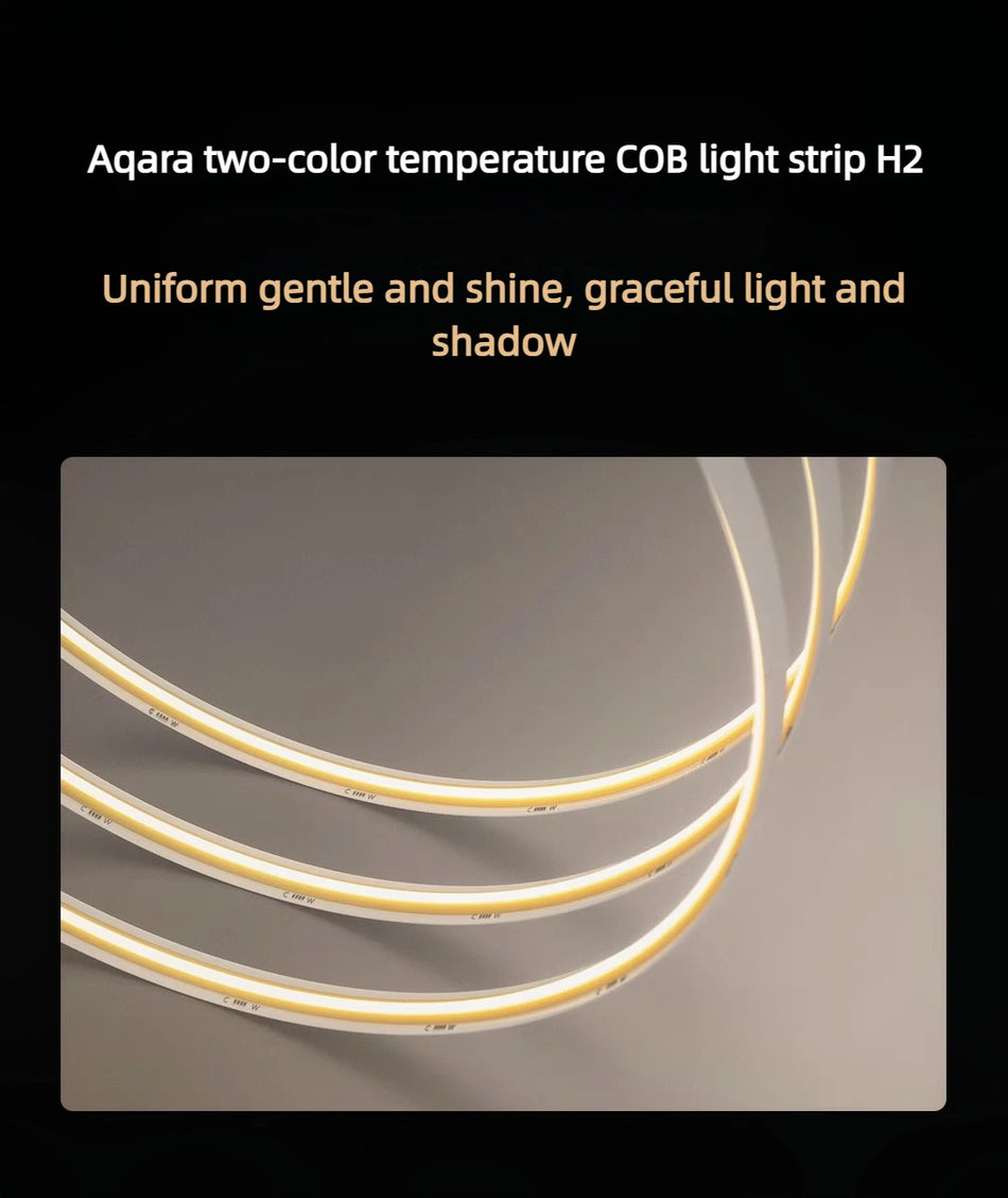 Akıllı COB LED Işık Şeridi Ayarlanabilir Renk Sıcaklığı ile Ev için
