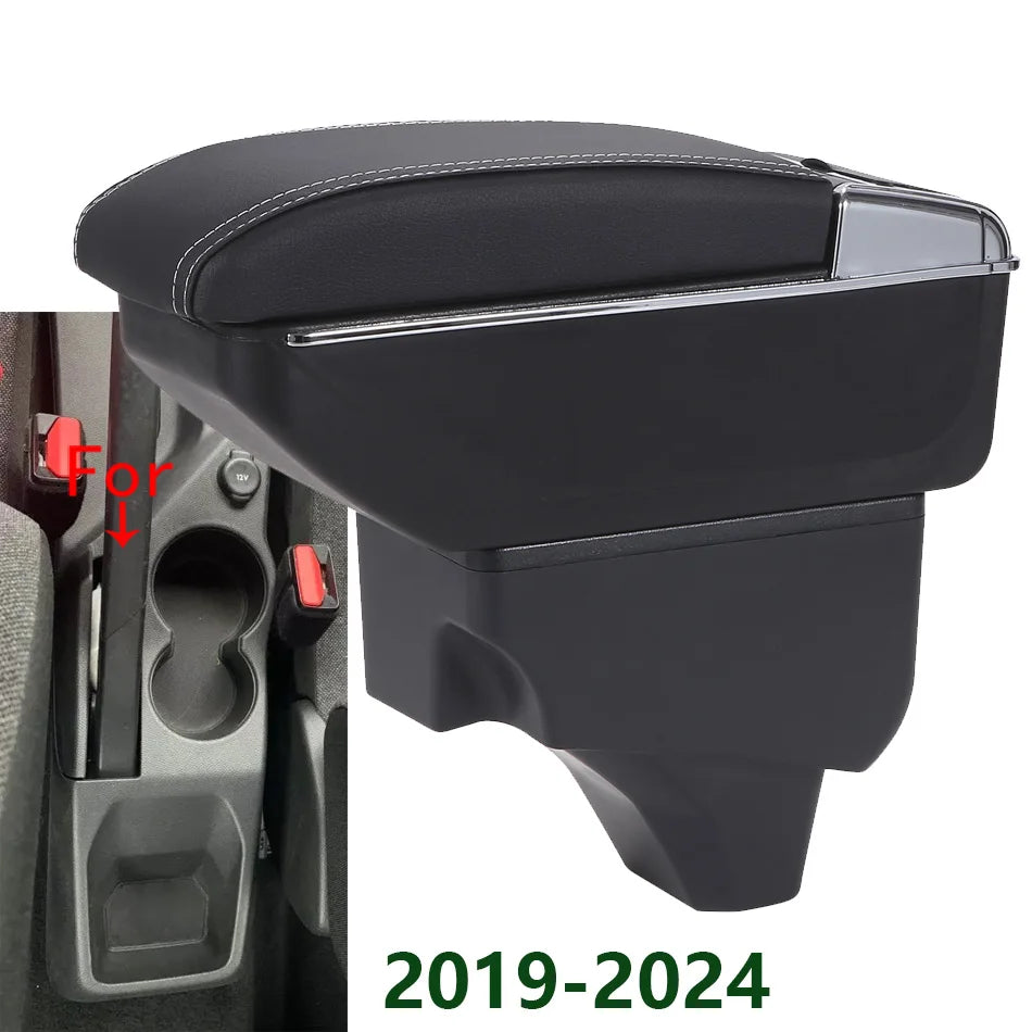 Predal za shranjevanje naslonjala sredinske konzole PU usnje za Peugeot 208 2008 2019-2024