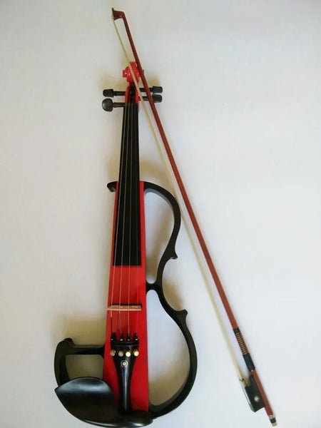 Solid Wood Electric Violin Ebony &ndash; Handmade Craftsmanship