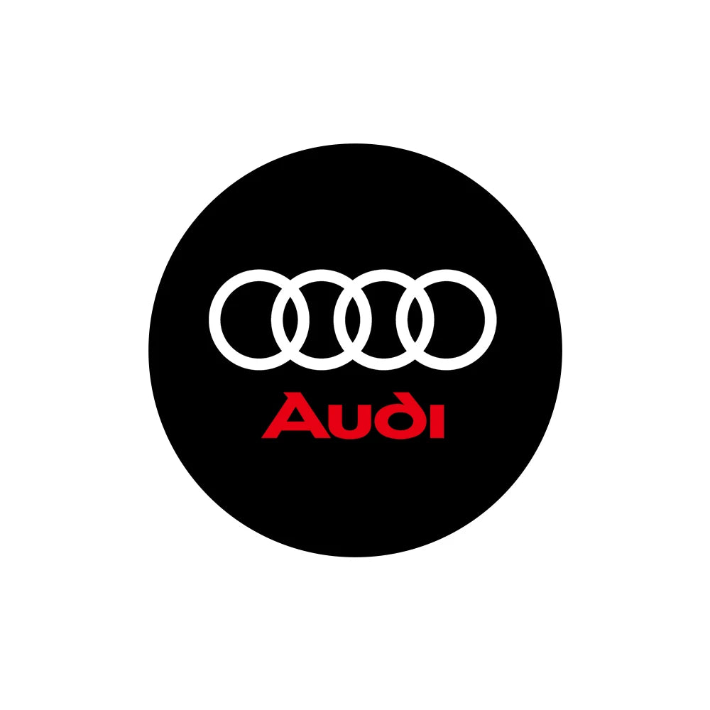 Car Door Logo Led Welcome Light For Audi - Ultra Bright OOOO AUDI / 2pcs