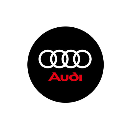Car Door Logo Led Welcome Light For Audi - Ultra Bright OOOO AUDI / 2pcs