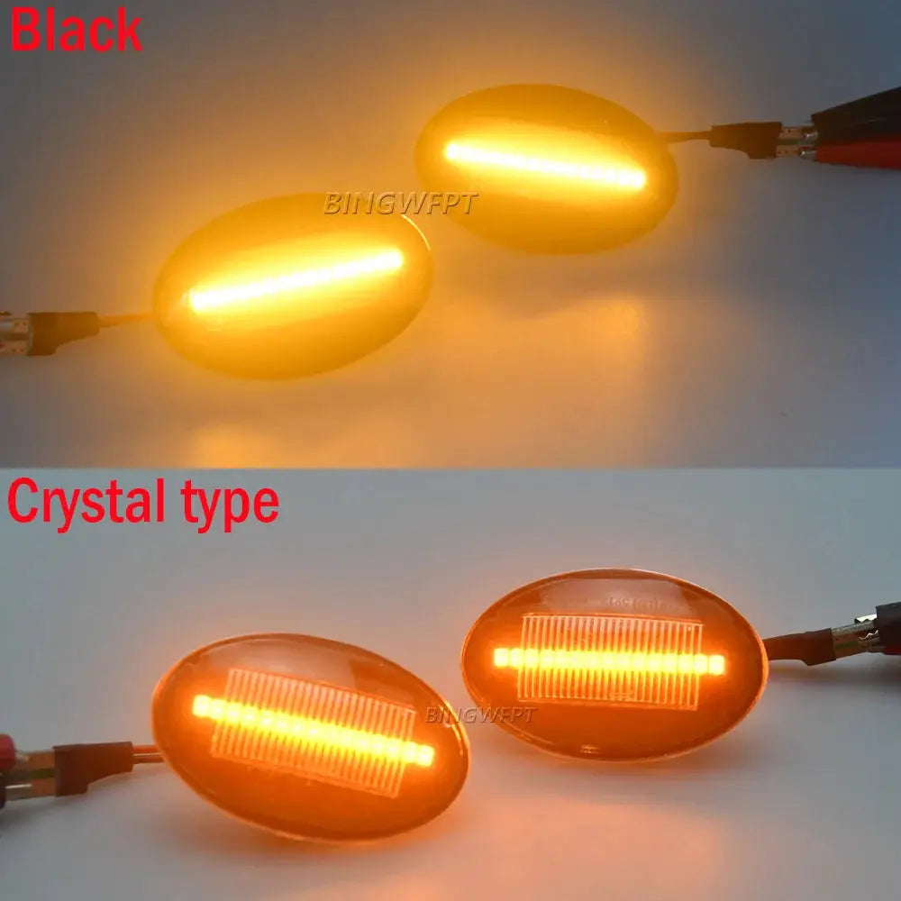 LED Dynamic Side Marker Turn Signal Blinker Flowing Water Flashing Light For Ford Fiesta MK4 MK5 Mondeo MK1 Explorer 2 Transit by InterCyprus Trading Ltd