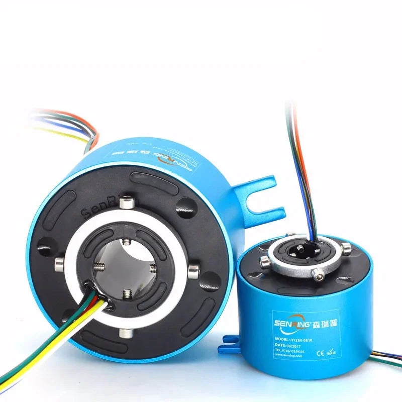 Through Hole Slip Ring 2/6/12/18/24 Channels - High Current