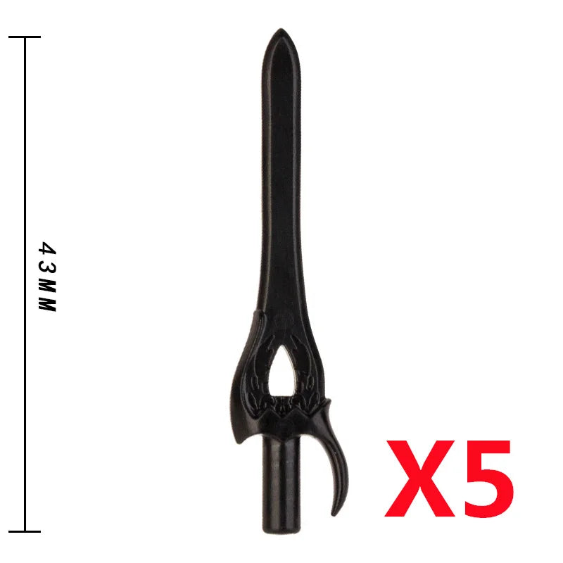 Medieval MOC Weapon Figure Building Blocks - Perfect Gift for Children