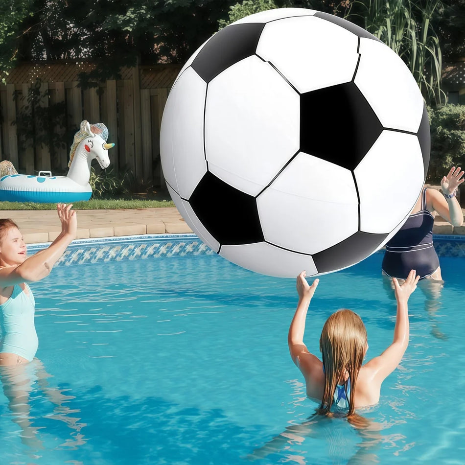 Balle de plage gonflable, ballon de football géant en PVC pour le plaisir en extérieur, 70-200 cm