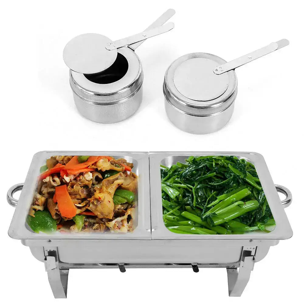 Chafing Dish Set &ndash; Durable Stainless Steel Mirror Finish
