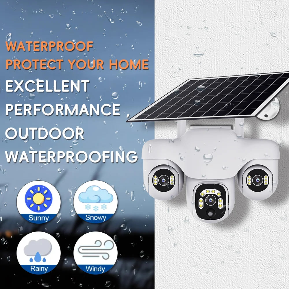 12MP Solar PTZ Camera