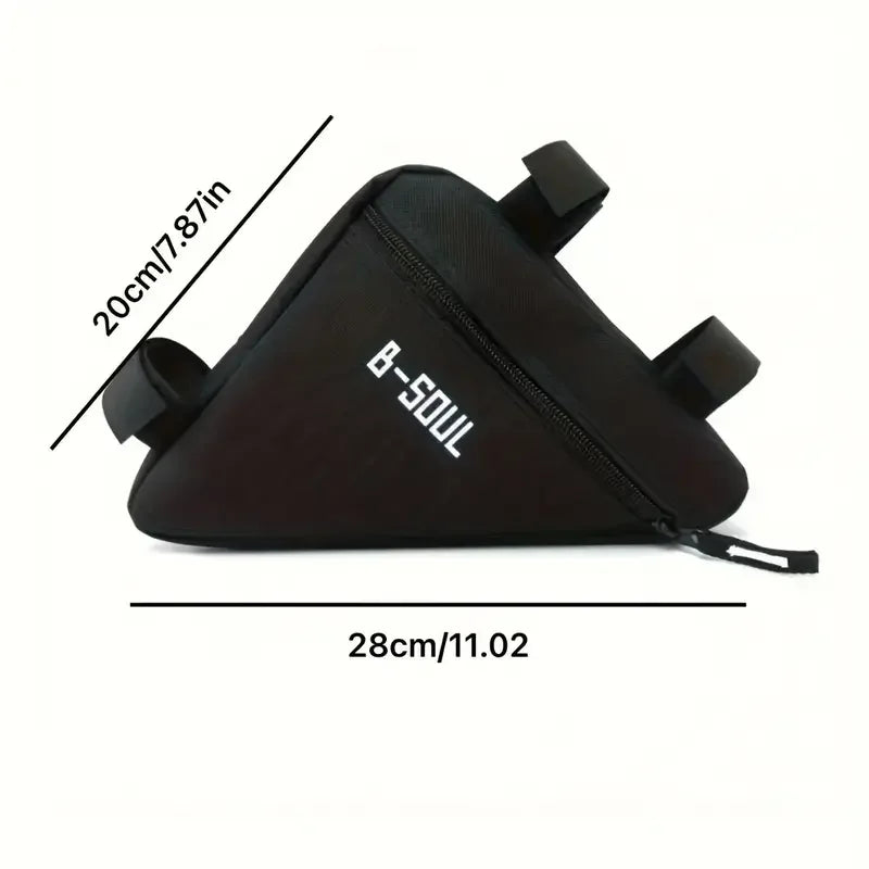 Odolná B Soul cyklistická trojúhelníková taška pro MTB a silniční kola, taška na opravy