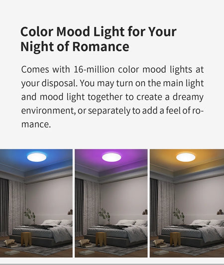 Yeelight Smart Led RGB Ceiling Light &ndash; Voice Control