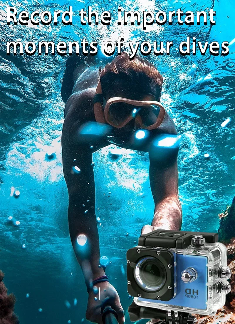 Ultra-Portable Underwater Camera &ndash; 12MP with HyperSmooth Anti-Shock