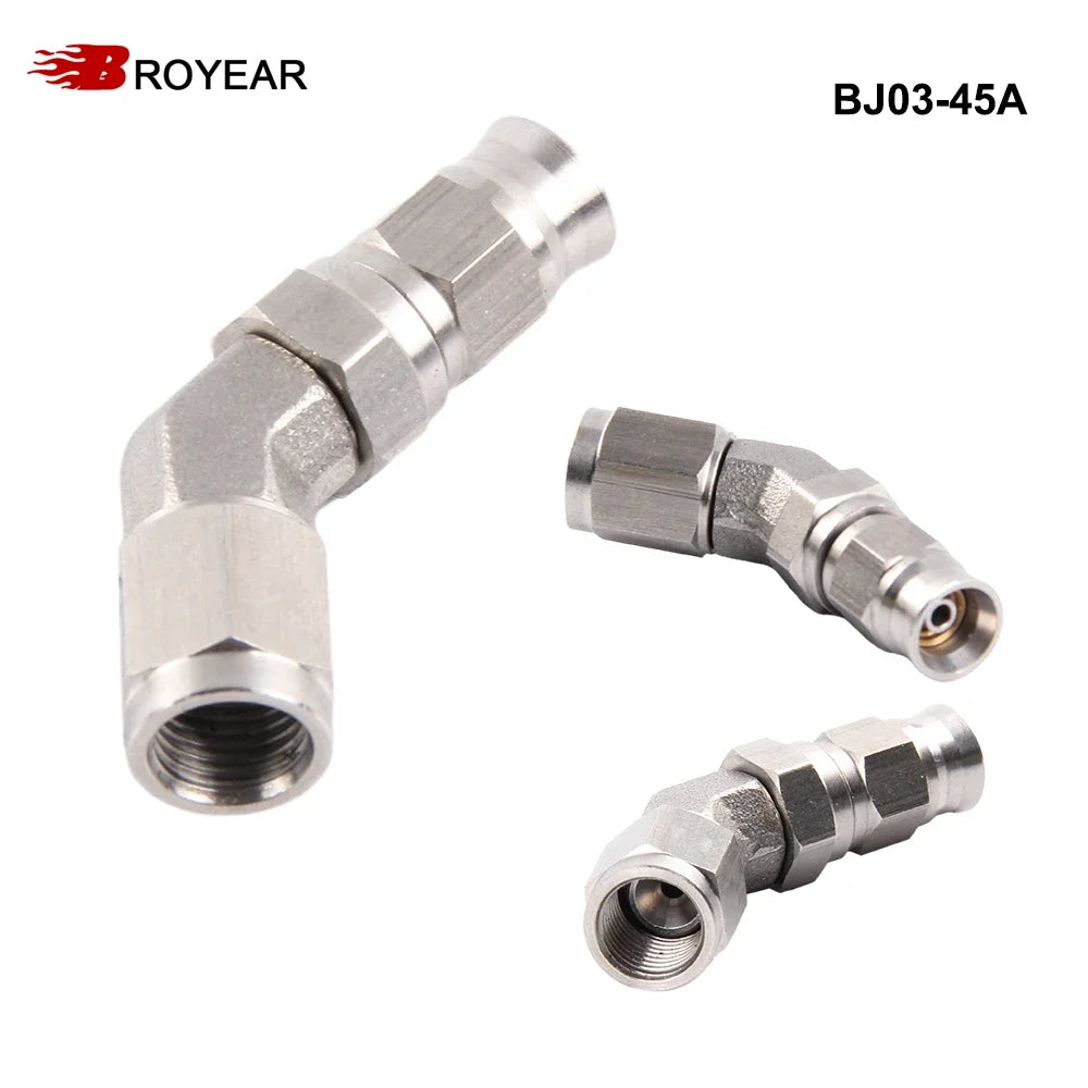 Stainless Steel Hydraulic Brake Banjo Fitting With AN3 M10x1 For Motorcycles by InterCyprus Trading Ltd