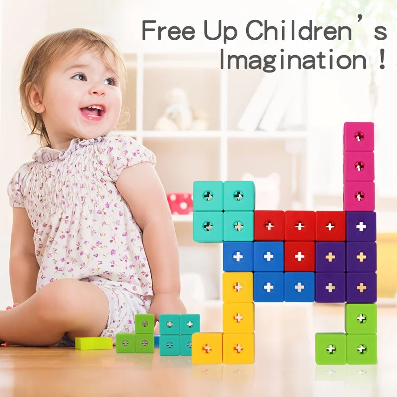 DIY Cube Puzzle Building Blocks &ndash; Color Changing Blocks