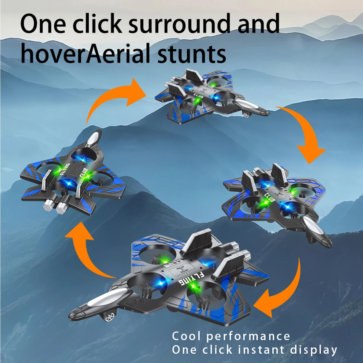 Airmodel Gravity Glider &ndash; Colorful Lights with Fall Resistant Design