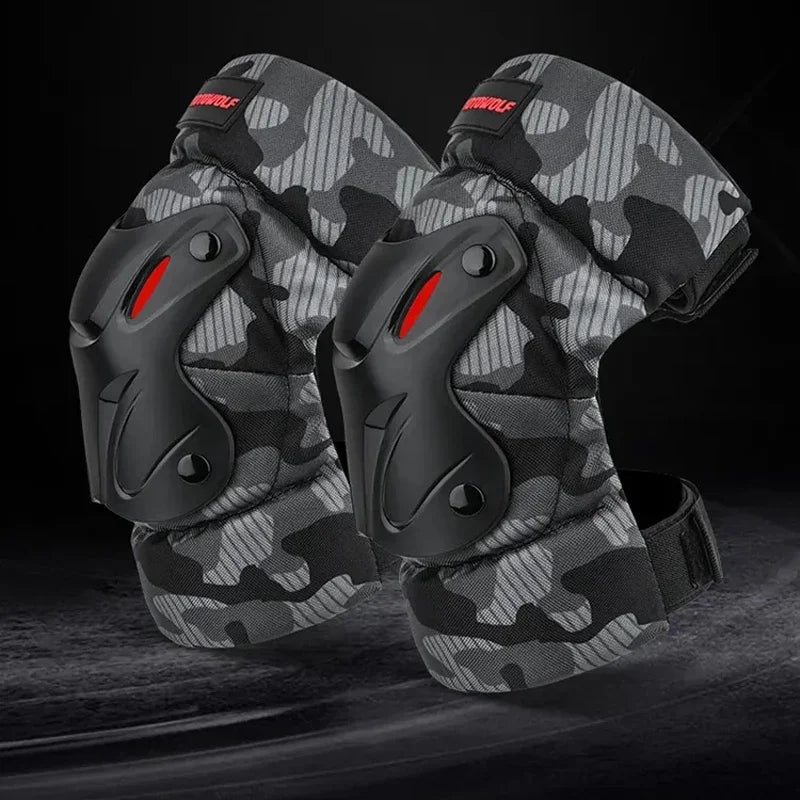 EVA Protective Elbow and Knee Pads for Cycling, Motorbike, and Skiing Safety