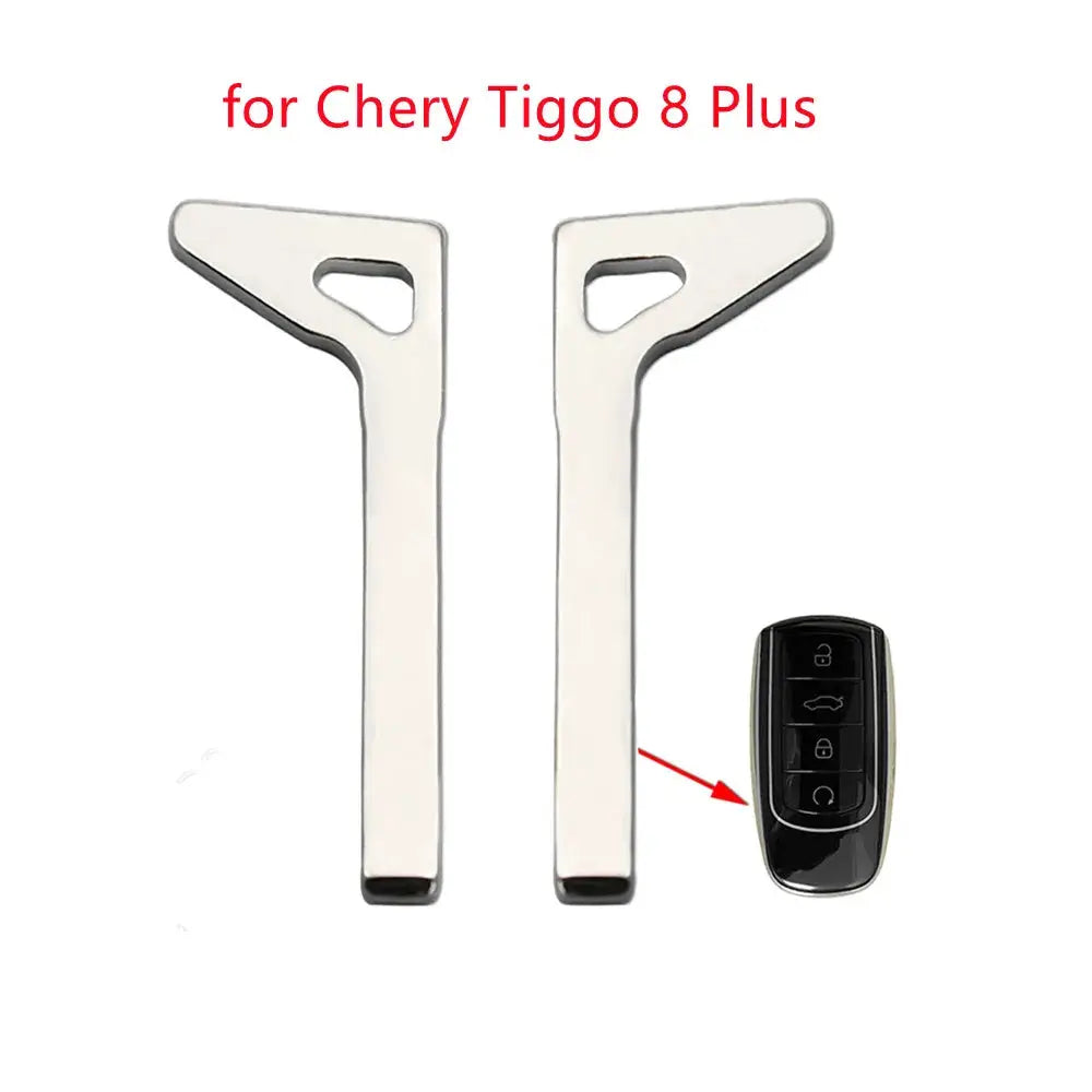 10pcs/lot Emergency Insert Smart Small Mechanical Key Blade for Chery Tiggo 8 Plus by InterCyprus Trading Ltd