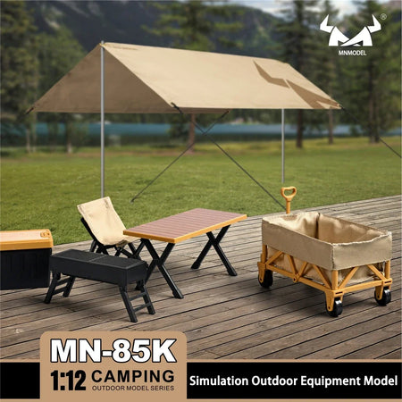 MN85K 1/12 Scale Camping Set &ndash; Realistic Miniature Gear