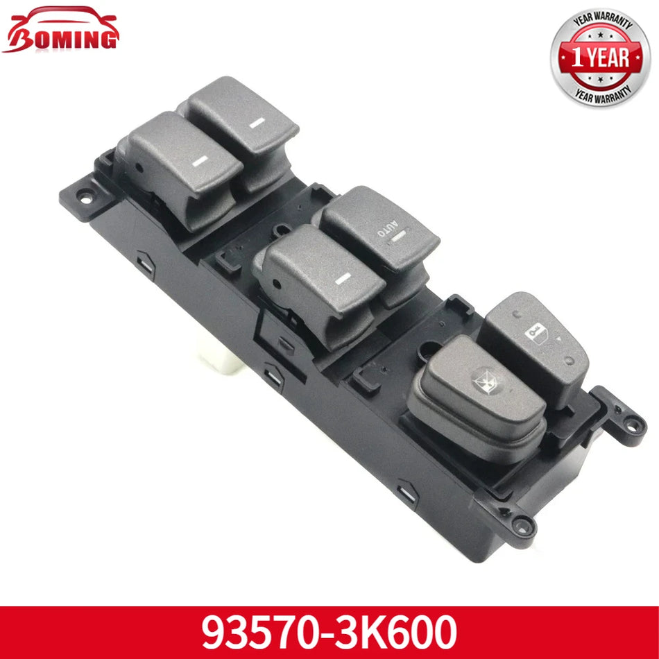 Plastic Front Left Master Power Window Switch for Hyundai Sonata 2008-2010