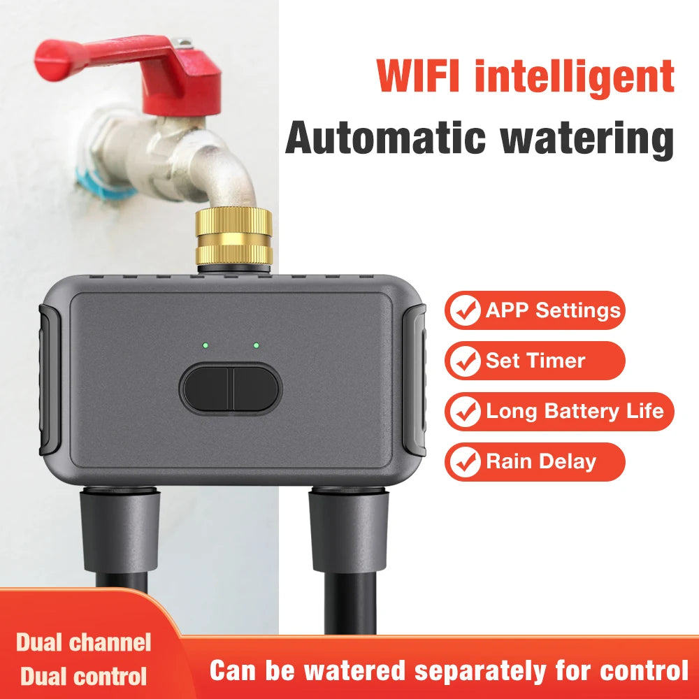 2-Outlet Tuya Water Timer Smart &ndash; Smart App Control