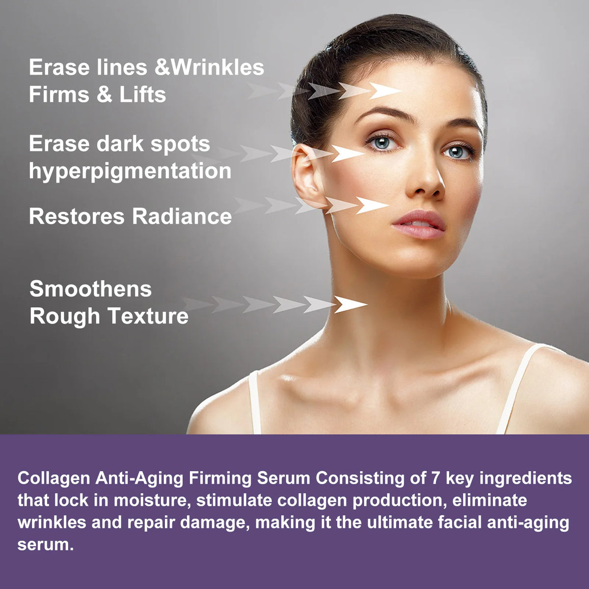 Jaysuing Collagen Anti-Aging Face Serum for Wrinkle Removal &amp; Brightening