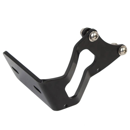 Motorcycle Aluminium Black Side Mount License Plate Bracket Holder Kit &ndash; Durable and Stylish Design
