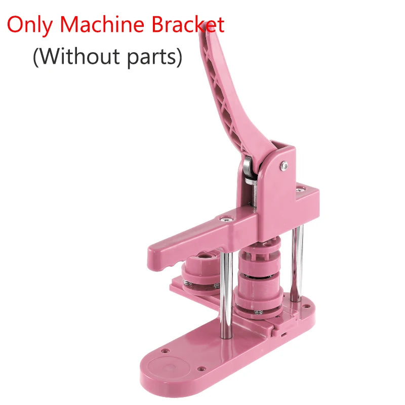 32mm 58mm 75mm Badge Button Mold &ndash; Interchangeable Dies Only Bracket Pink