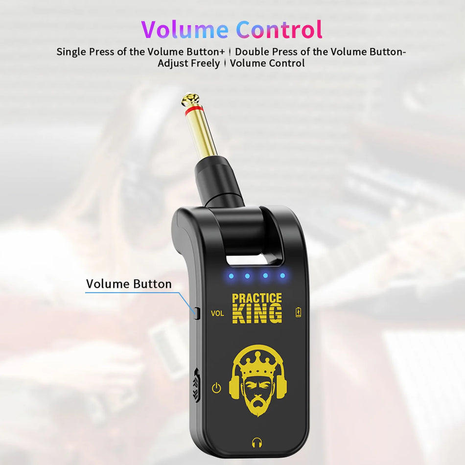 Amplificador de auriculares para guitarra silenciosa WS 6 282 rotatable